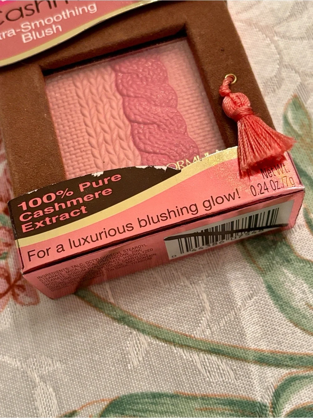Physicians Formula Cashmere Wear Ultra-Smoothing Blush Natural Compact Brush NIB